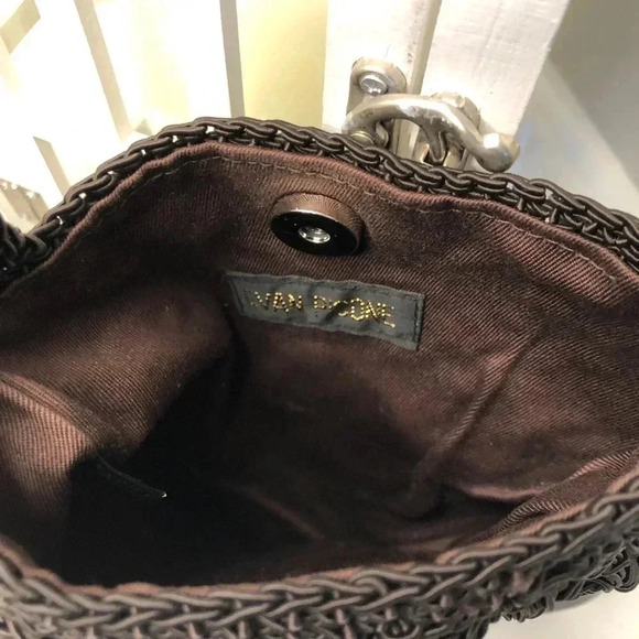 Evan Picone Woven Handbag - Picture 6 of 7